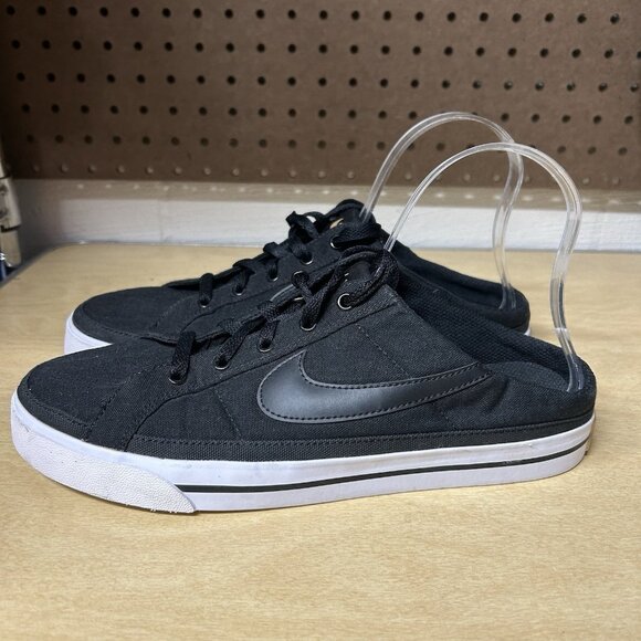 Nike Shoes - NikeCourt Legacy Mule Black White Slip-On Shoes Women’s Size 10 (DB3970-001)